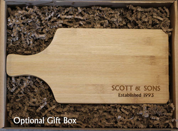Personalised Cheeseboard with Knife Set with name and year engraved