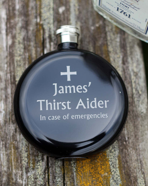 Personaliesd Hip flask with optional gift box