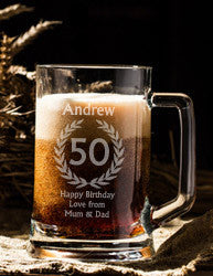 Personalised Beer Steins for Birthday Gifts