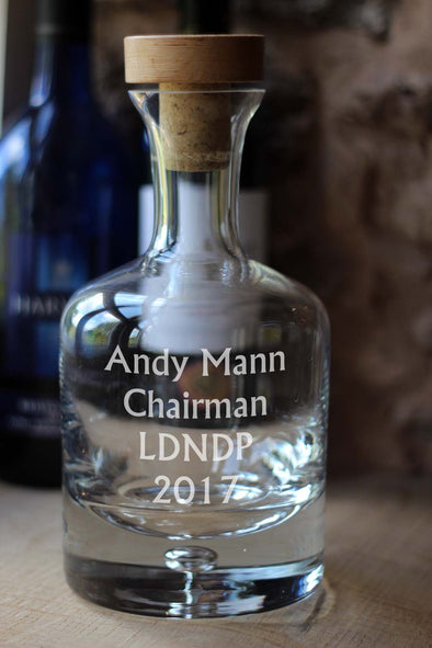 1000ml Personalised Engraved Decanters are fast becoming a hit
