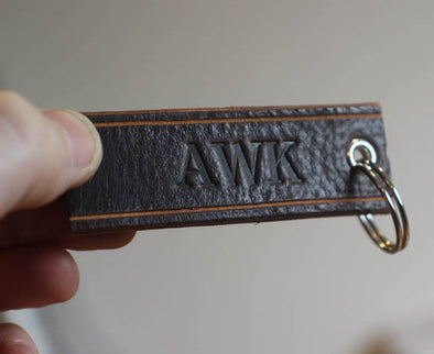 Personalised leather gifts