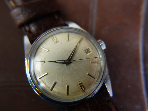 Vintage Lusina Antimagnetic 21 Jewel Mens Watch - Working