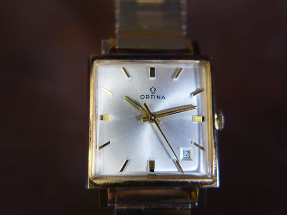 Vintage Orfina Swiss Made 17 Jewel Mens Watch - Working
