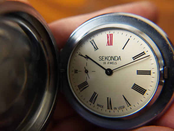 Soviet era Sekonda Pocket Watch from the USSR