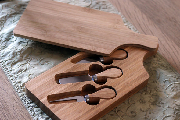 Personalised Cheeseboard with Cheese knife set