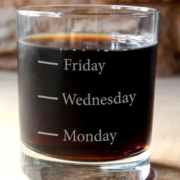 Days of the Week Whisky Tumbler
