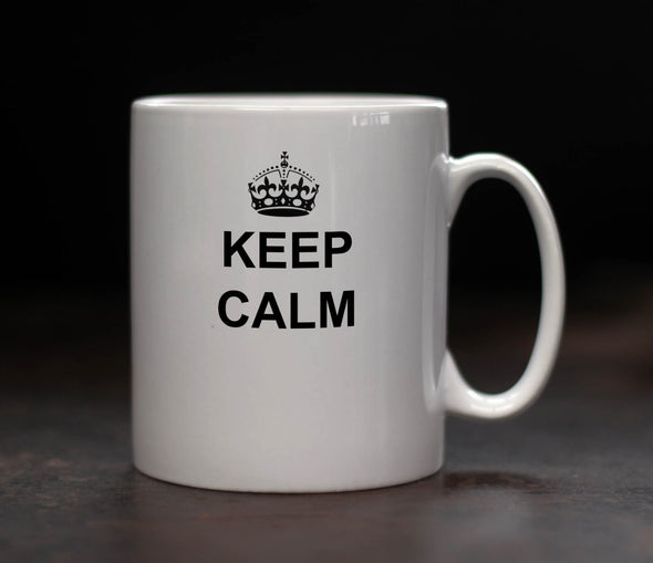 Personalised Keep Calm Mug - PersonalisedGoodies.co.uk
