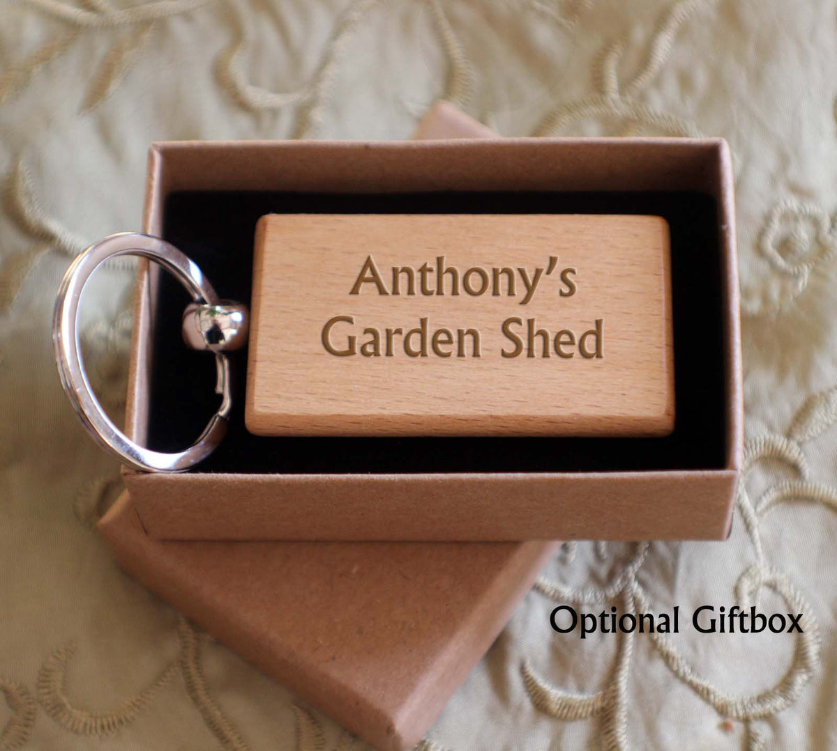 Small Flat Natural Box PersonalisedGoodies.co.uk