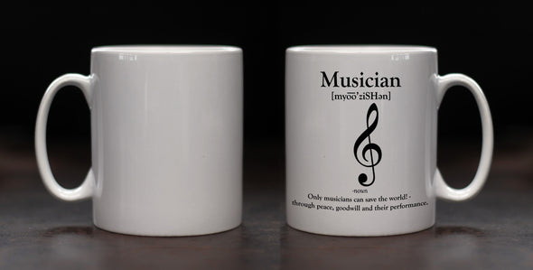 Personalised Musician Definition Mug - PersonalisedGoodies.co.uk