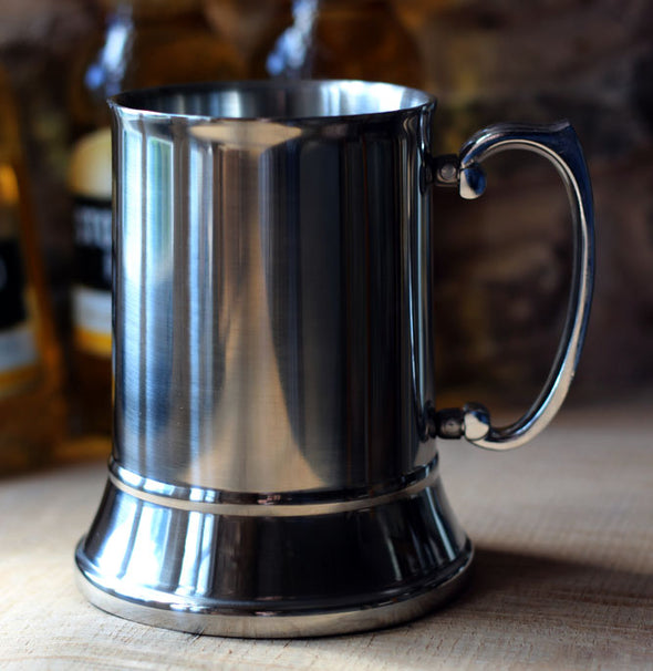 Stainless Steel Tankard (non personalised)