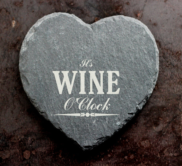 Personalised Wine O'Clock Coaster - PersonalisedGoodies.co.uk